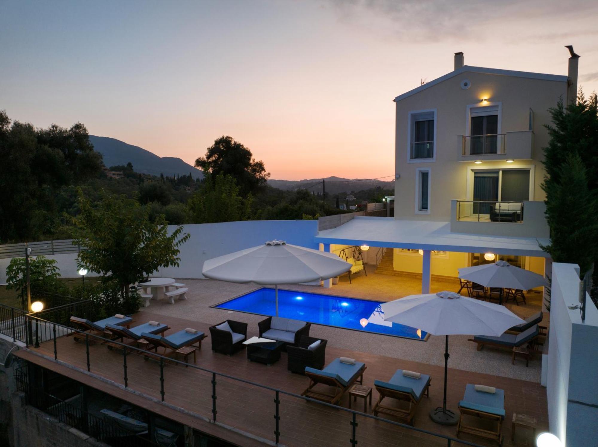 Luxury Villa Alexandros Corfu Perama  Buitenkant foto